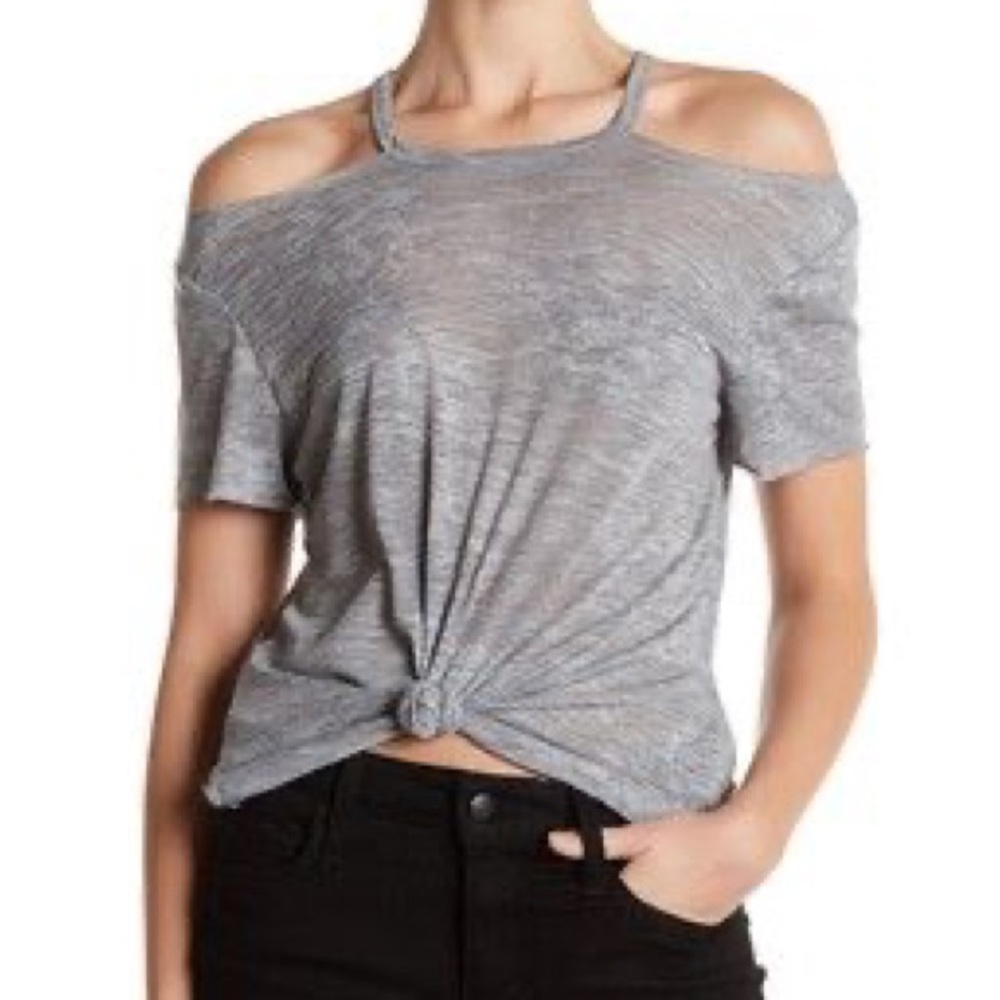Nation LTD cold shoulder tee, Small, NWT